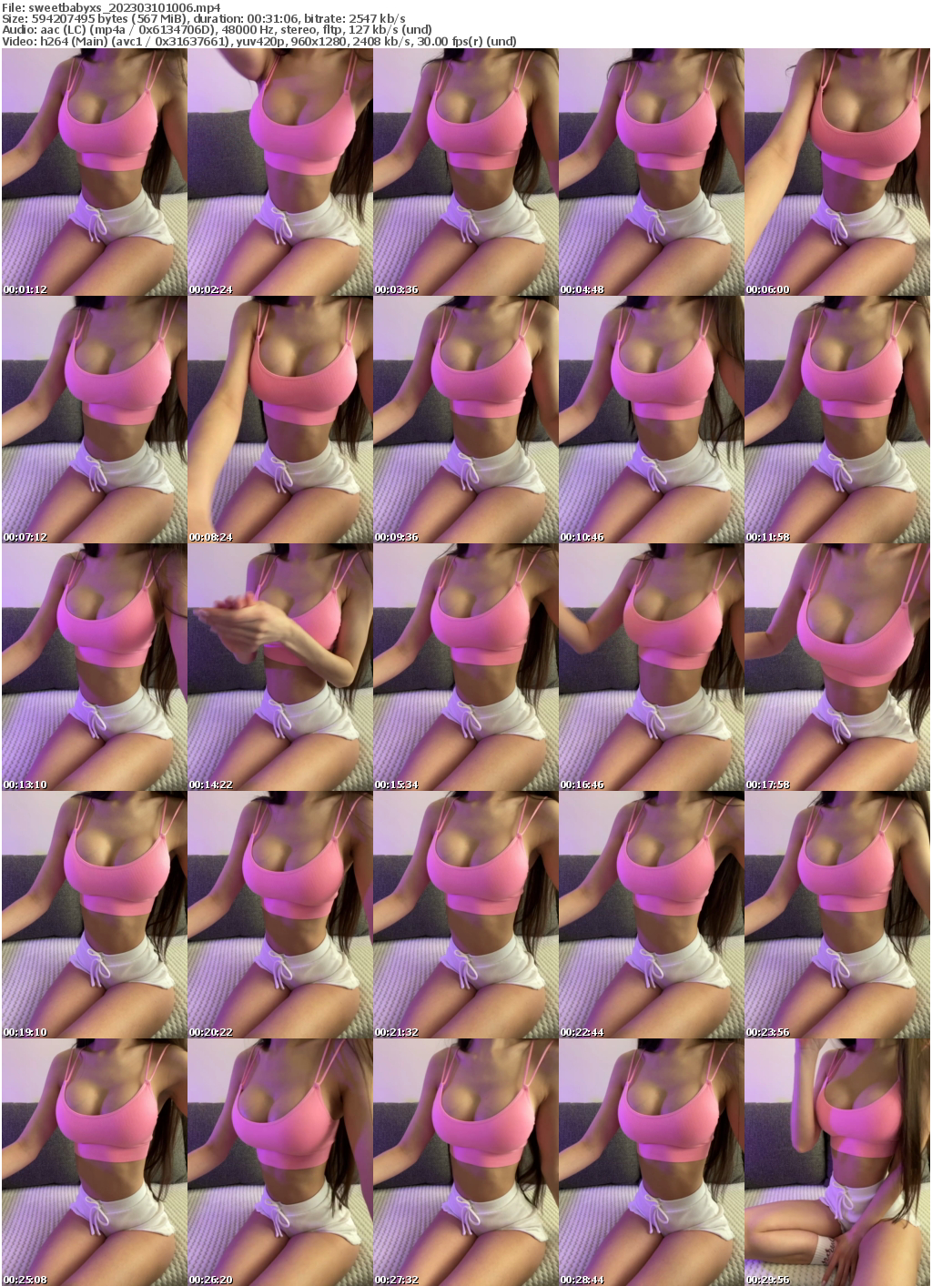 Preview thumb from sweetbabyxs on 2023-03-10 @ bongacams