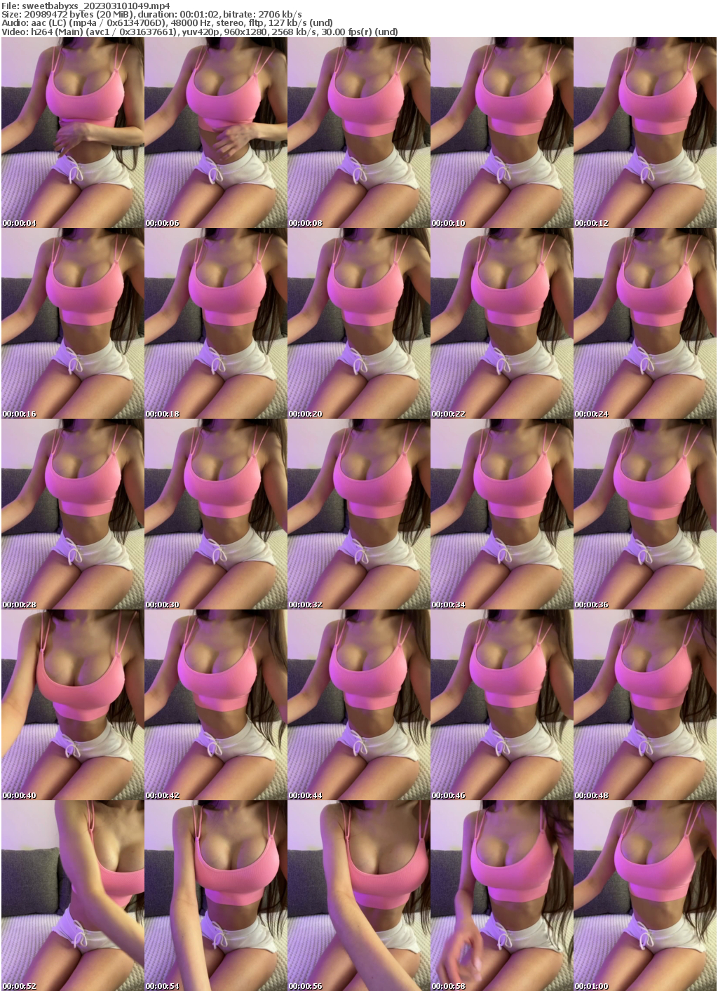 Preview thumb from sweetbabyxs on 2023-03-10 @ bongacams