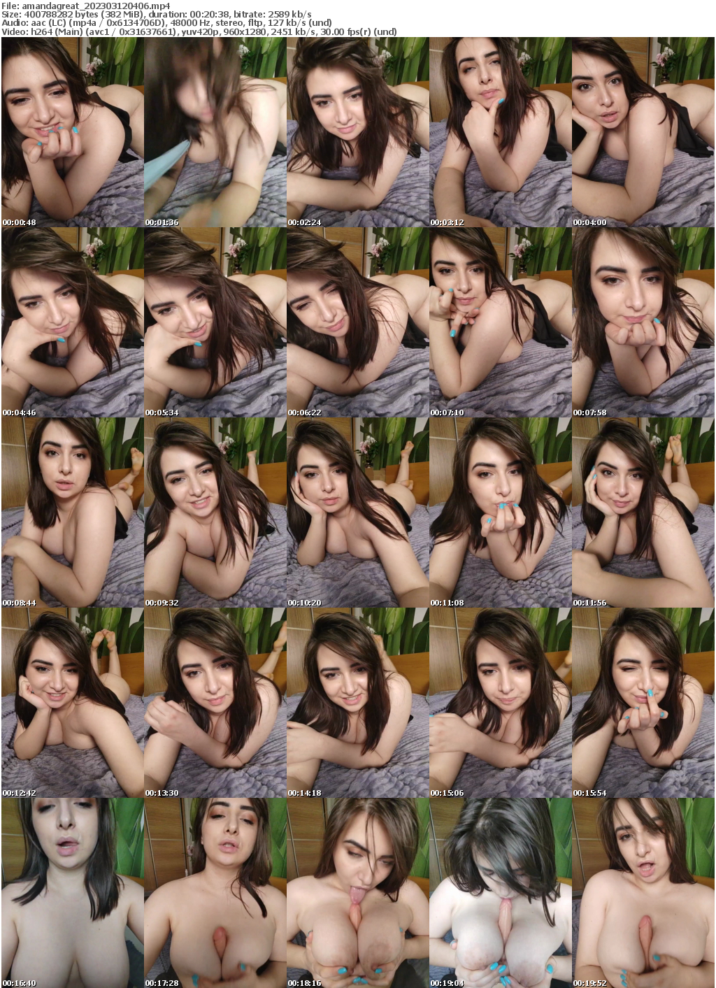 Preview thumb from amandagreat on 2023-03-12 @ bongacams