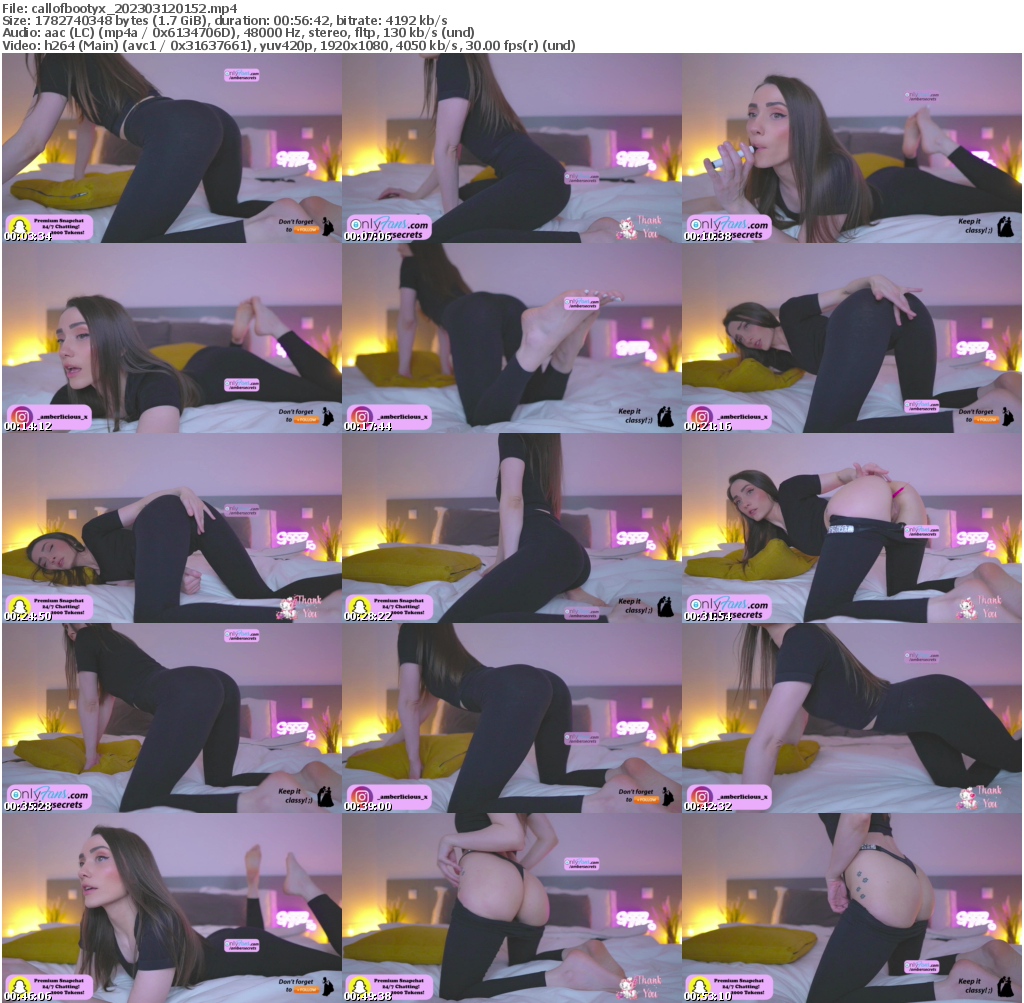 Preview thumb from callofbootyx on 2023-03-12 @ bongacams