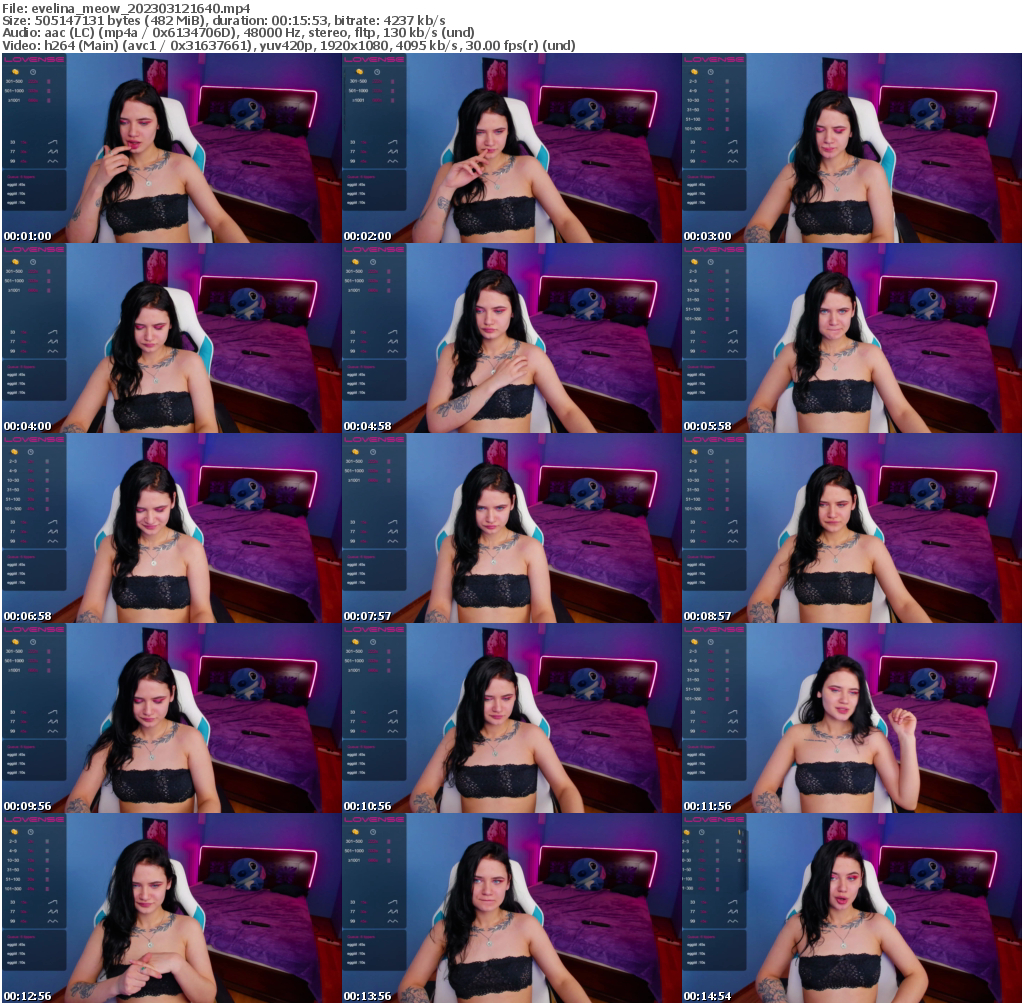 Preview thumb from evelina_meow on 2023-03-12 @ bongacams