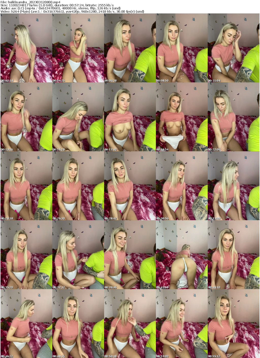 Preview thumb from hulklisandra on 2023-03-12 @ bongacams