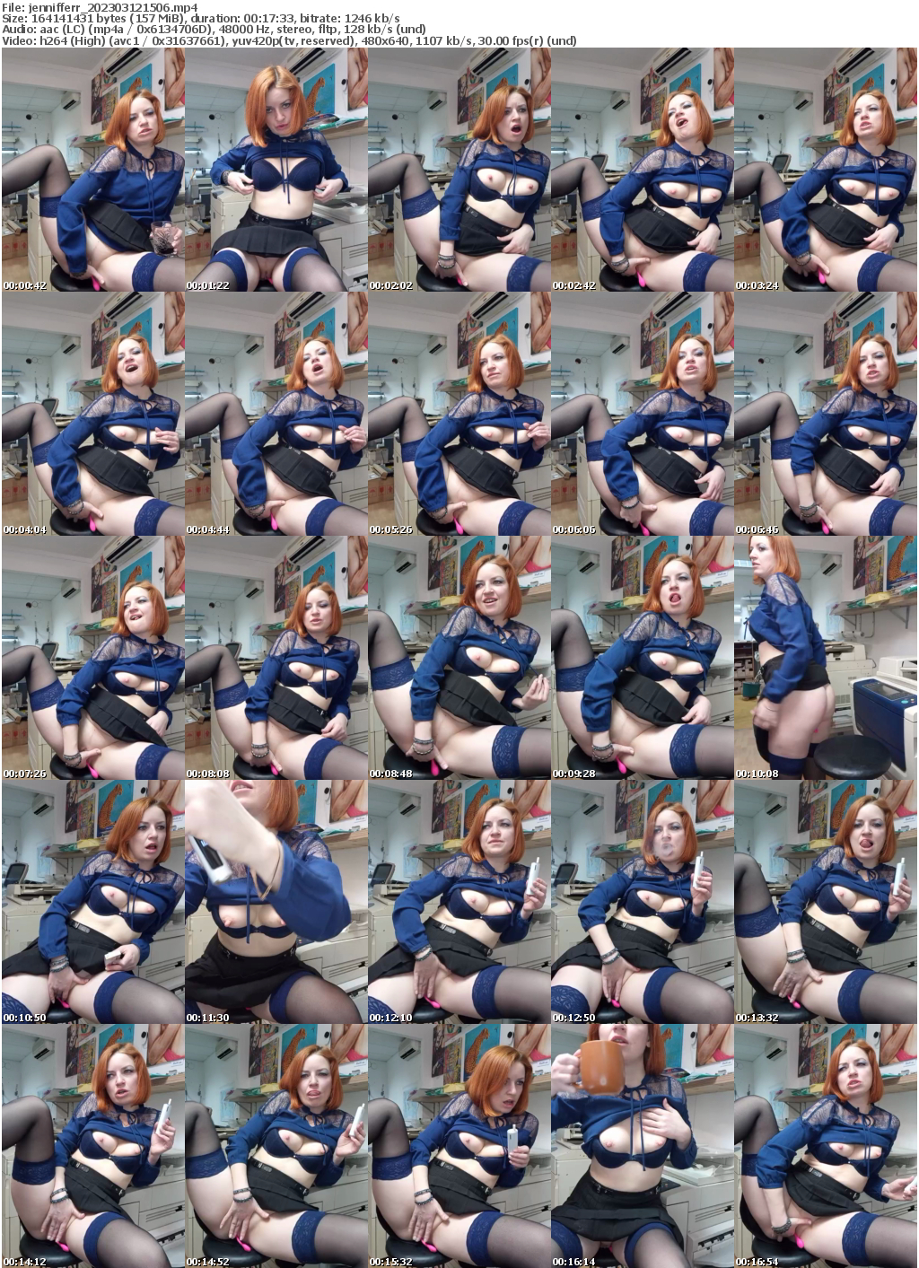 Preview thumb from jennifferr on 2023-03-12 @ bongacams