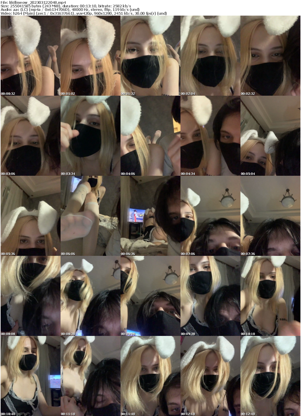 Preview thumb from likillmeow on 2023-03-12 @ bongacams