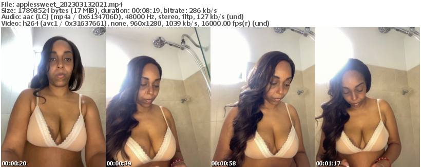 Preview thumb from applessweet on 2023-03-13 @ bongacams