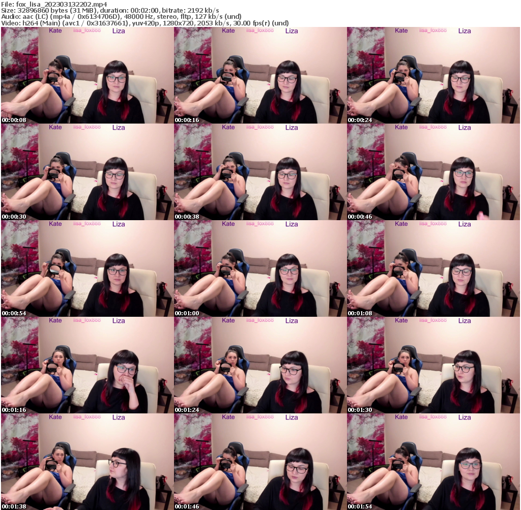 Preview thumb from fox_lisa on 2023-03-13 @ bongacams