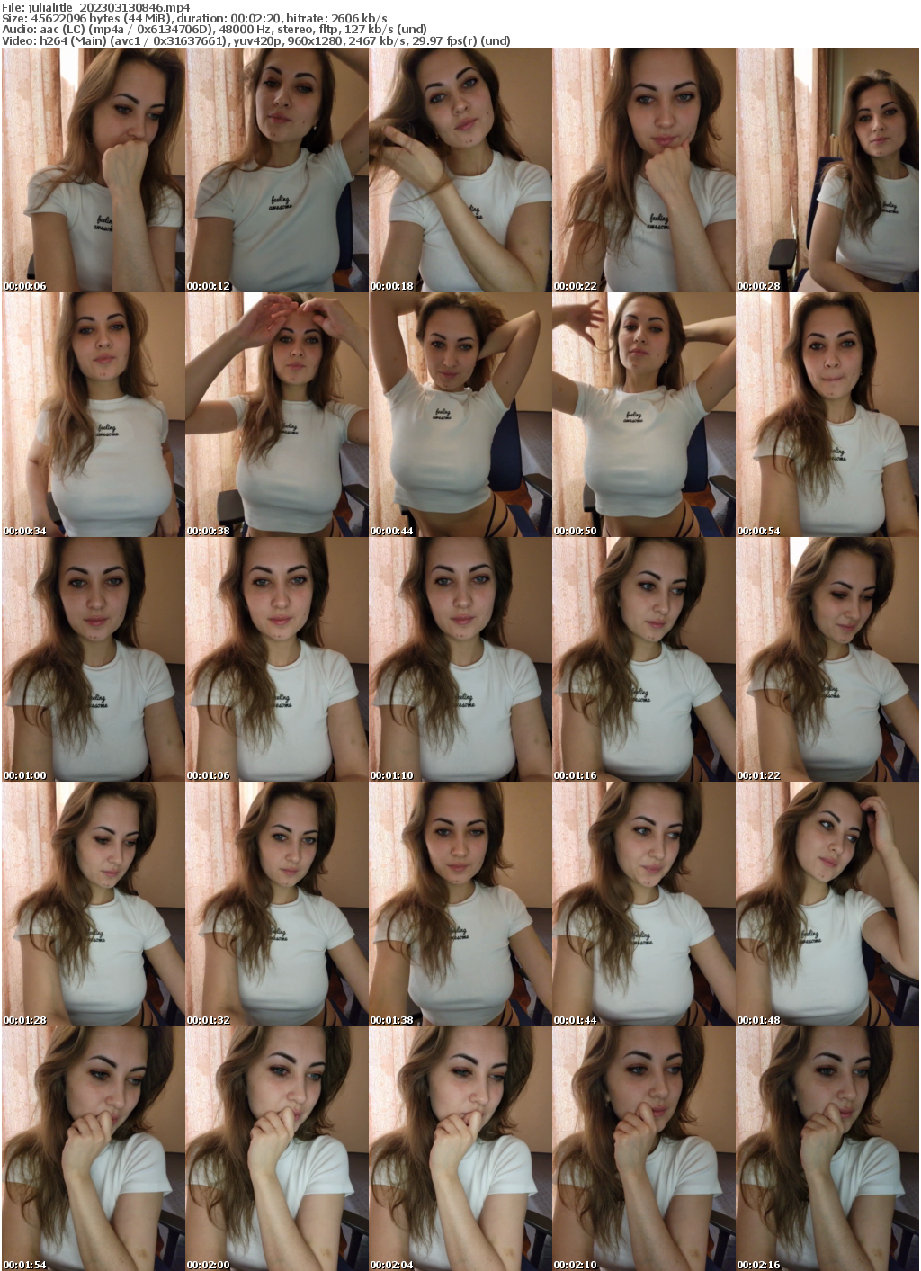 Preview thumb from julialitle on 2023-03-13 @ bongacams