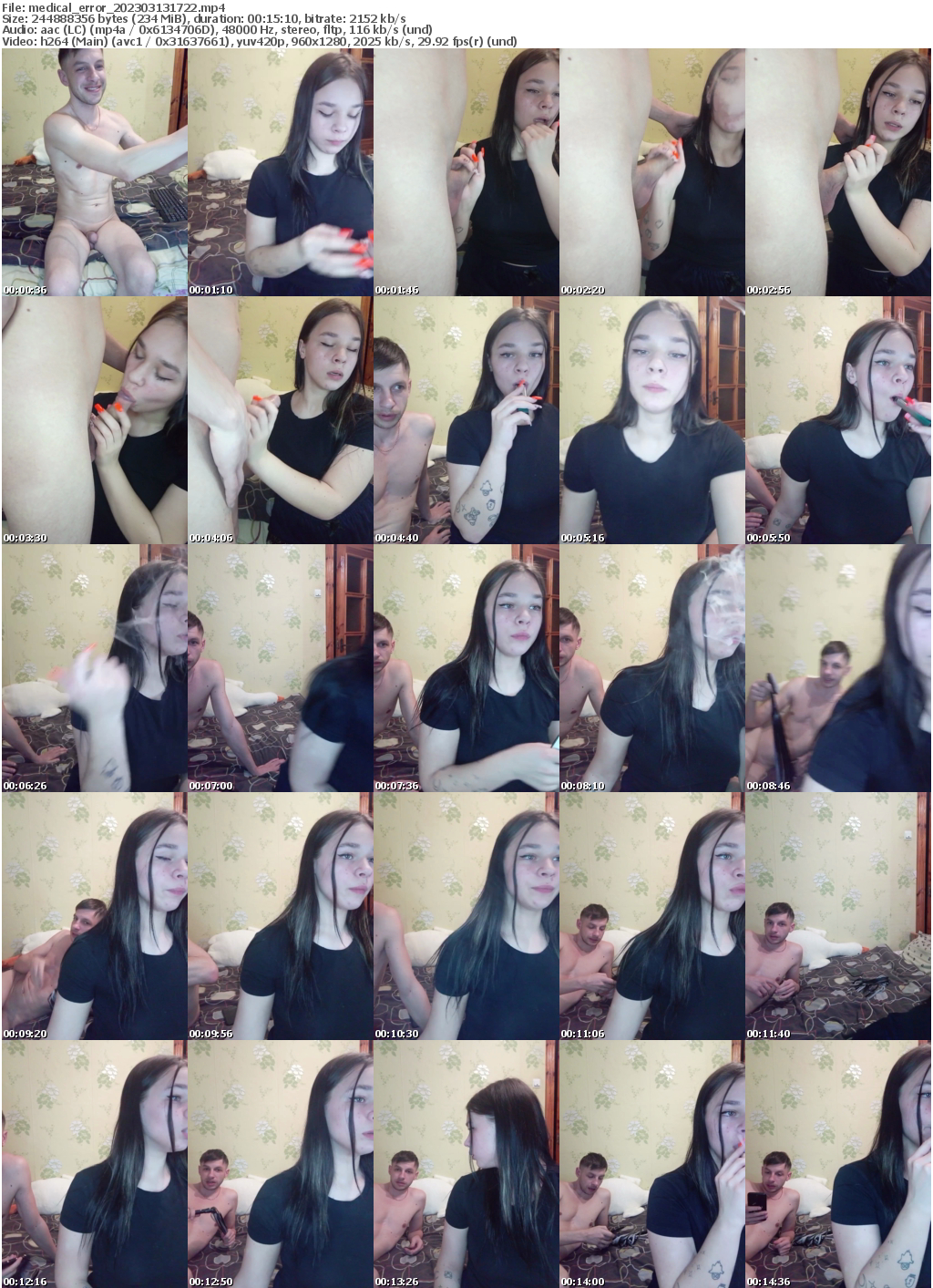 Preview thumb from medical_error on 2023-03-13 @ bongacams