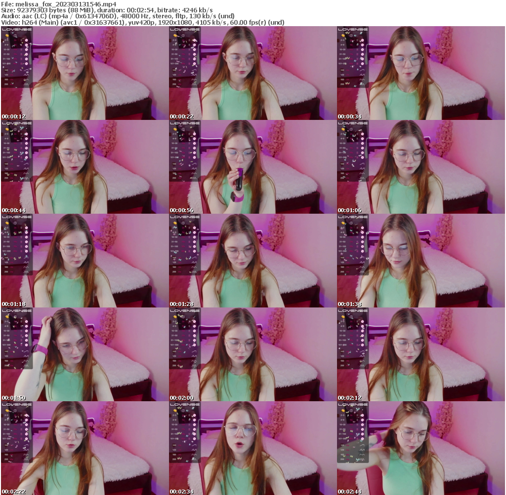 Preview thumb from melissa_fox on 2023-03-13 @ bongacams