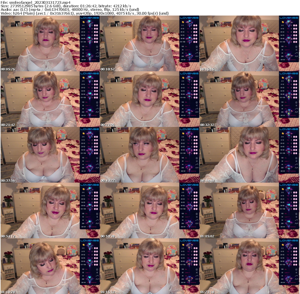 Preview thumb from smileofangel on 2023-03-13 @ bongacams