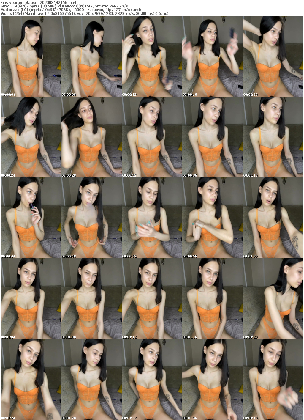 Preview thumb from yourtemptation on 2023-03-13 @ bongacams