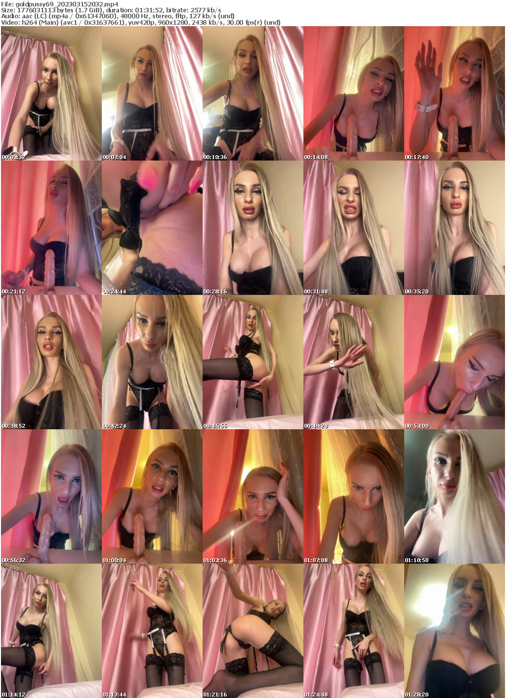 Preview thumb from goldpussy69 on 2023-03-15 @ bongacams