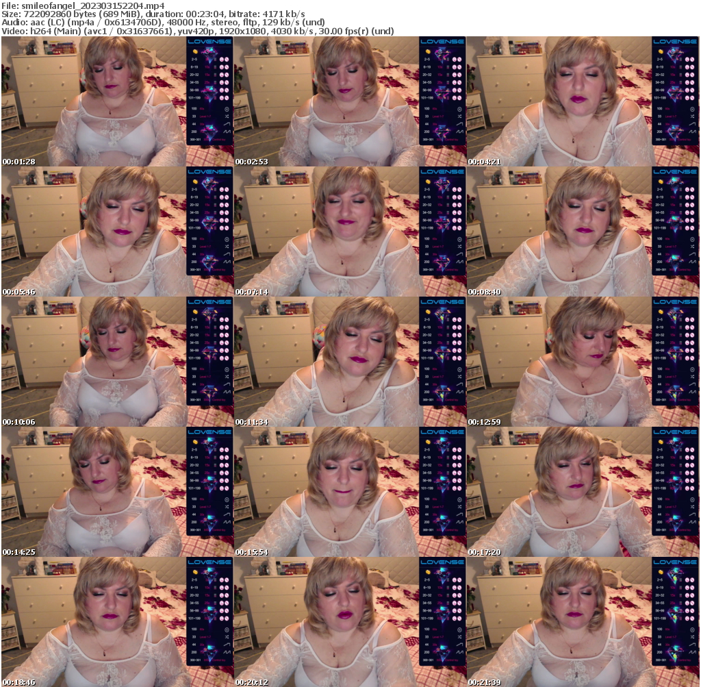 Preview thumb from smileofangel on 2023-03-15 @ bongacams