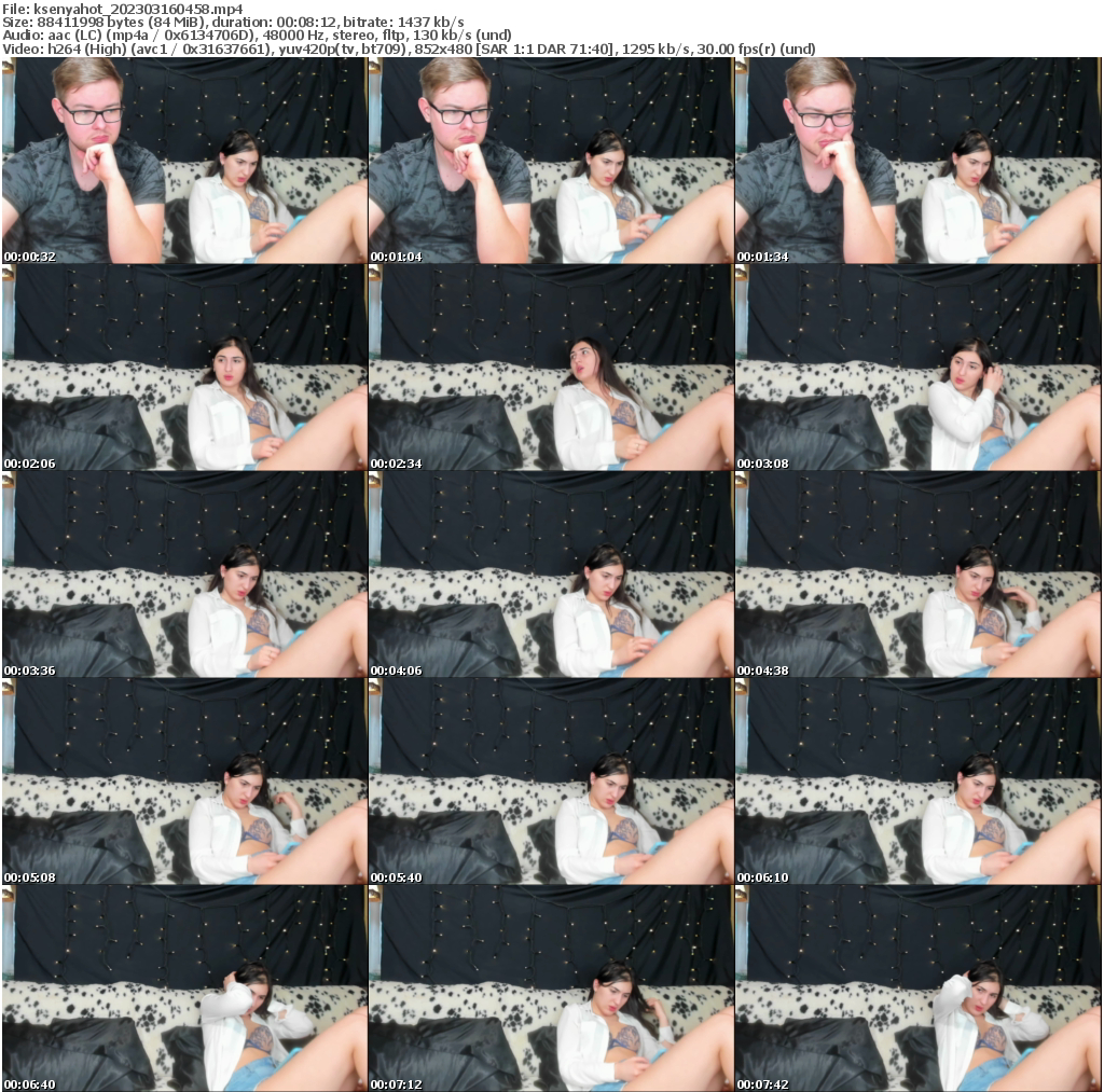 Preview thumb from ksenyahot on 2023-03-16 @ bongacams