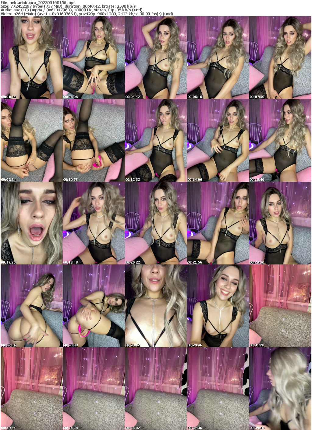 Preview thumb from nektarinkapro on 2023-03-16 @ bongacams