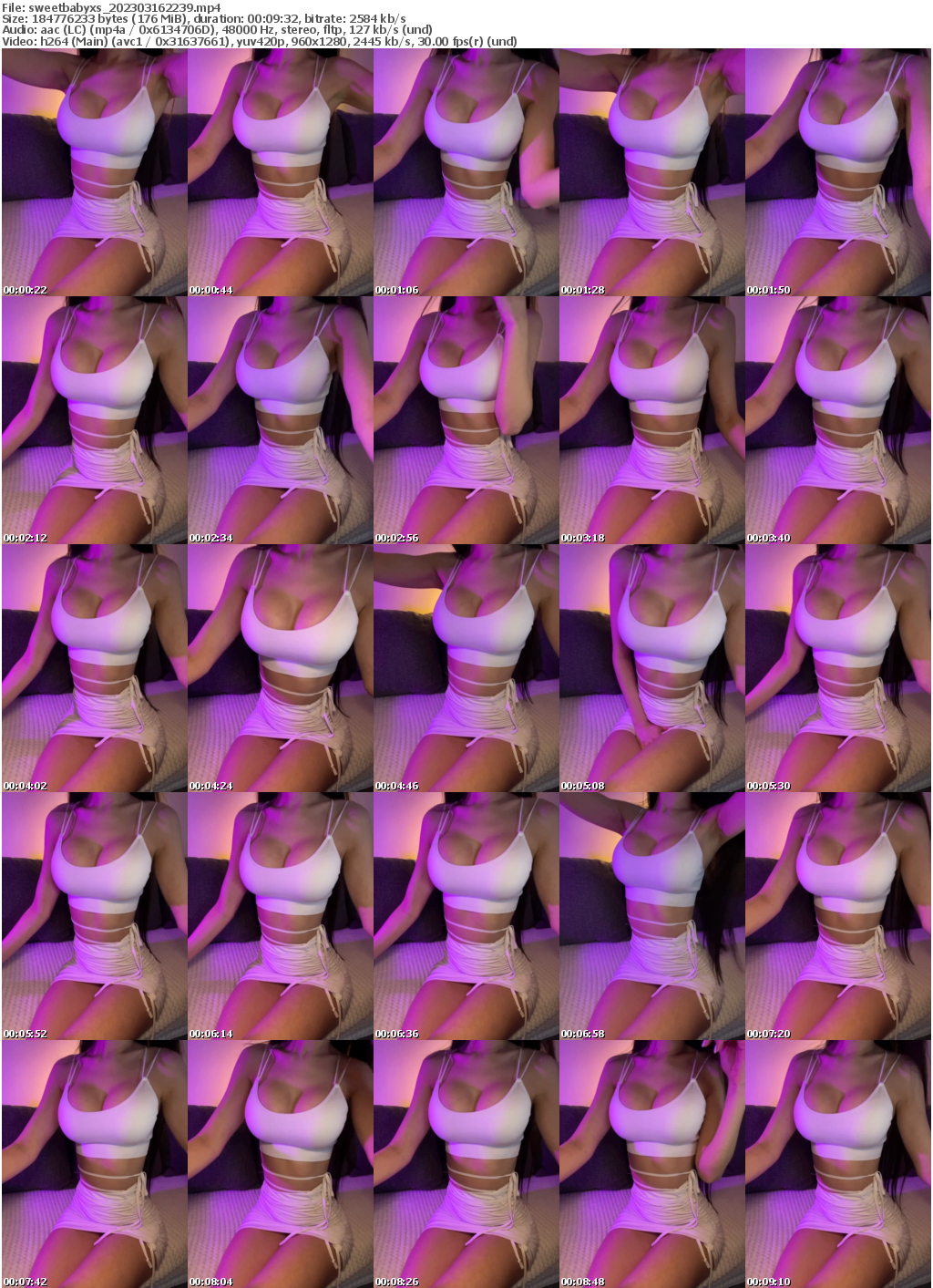 Preview thumb from sweetbabyxs on 2023-03-16 @ bongacams