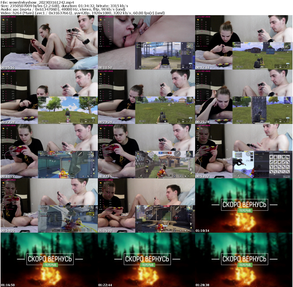 Preview thumb from wowslivkyshow on 2023-03-16 @ bongacams