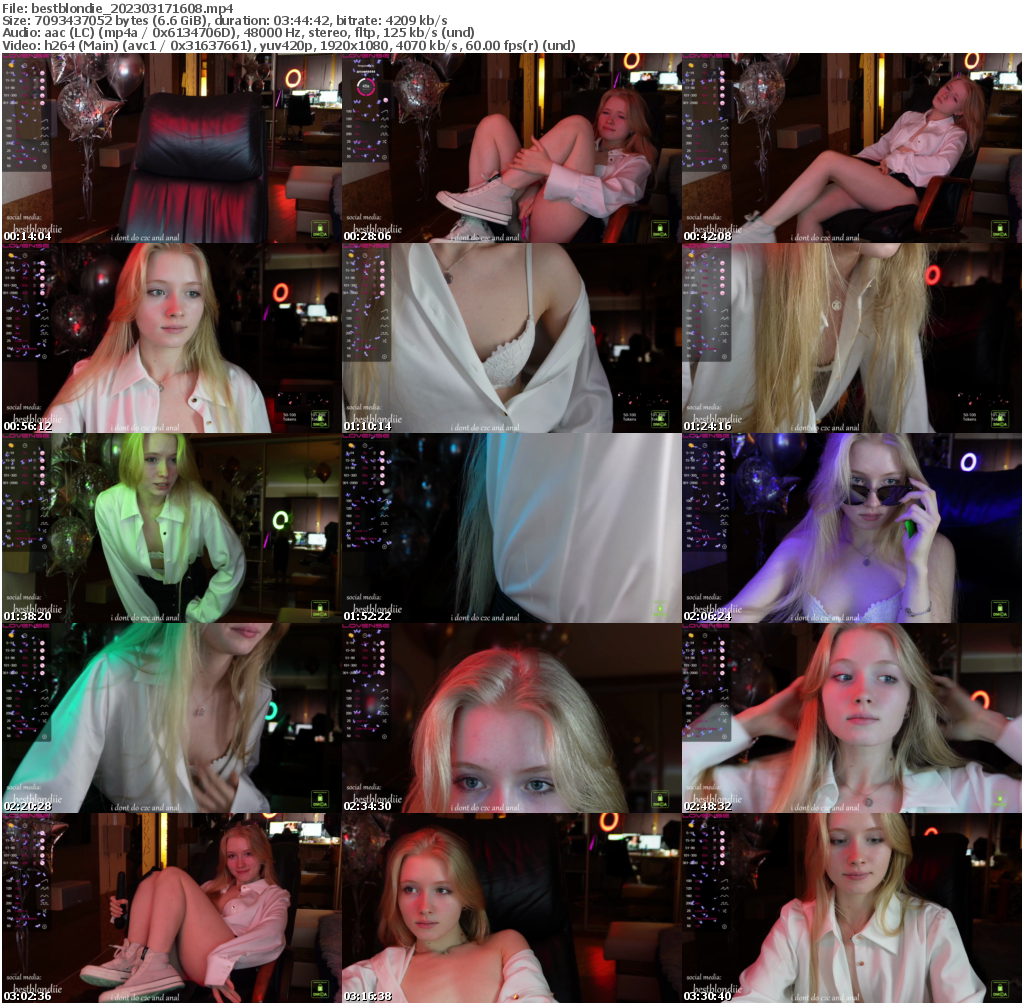 Preview thumb from bestblondie on 2023-03-17 @ bongacams