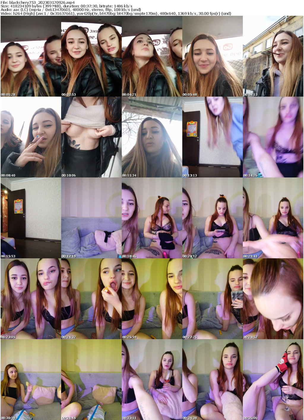 Preview thumb from blackchery753 on 2023-03-17 @ bongacams