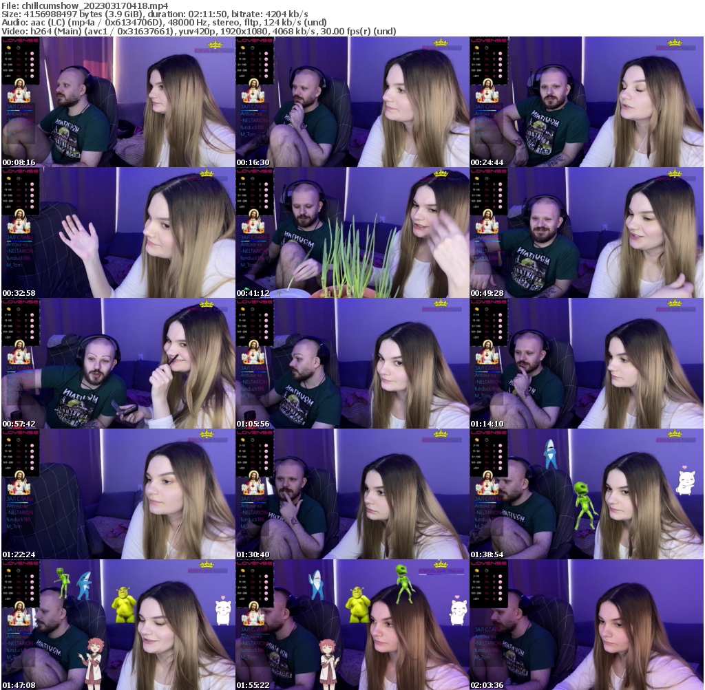 Preview thumb from chillcumshow on 2023-03-17 @ bongacams