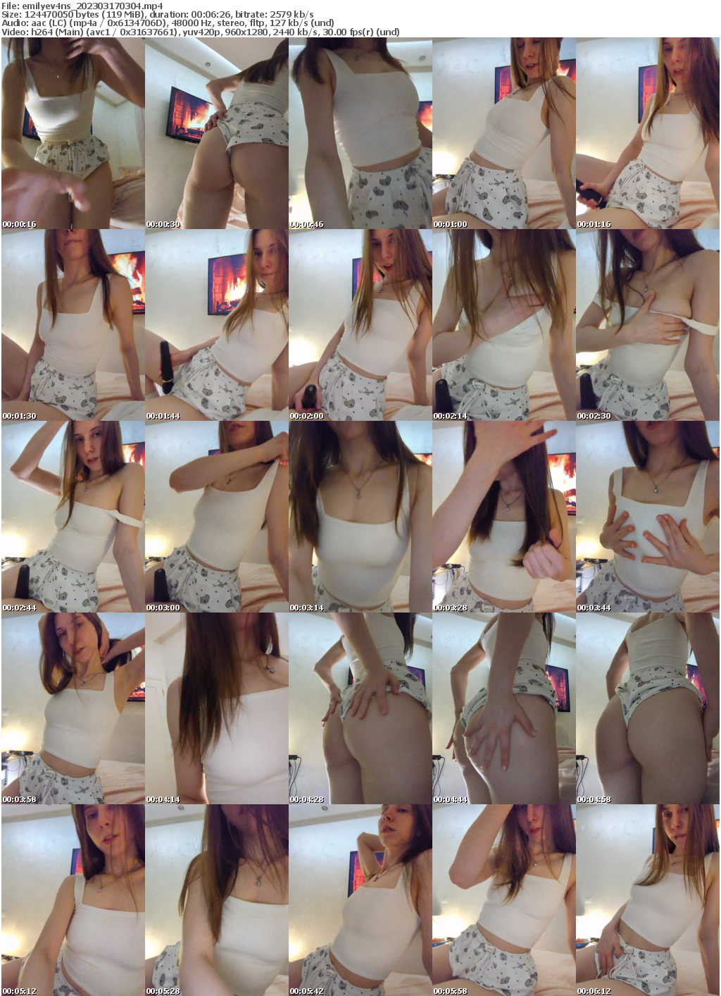 Preview thumb from emilyev4ns on 2023-03-17 @ bongacams