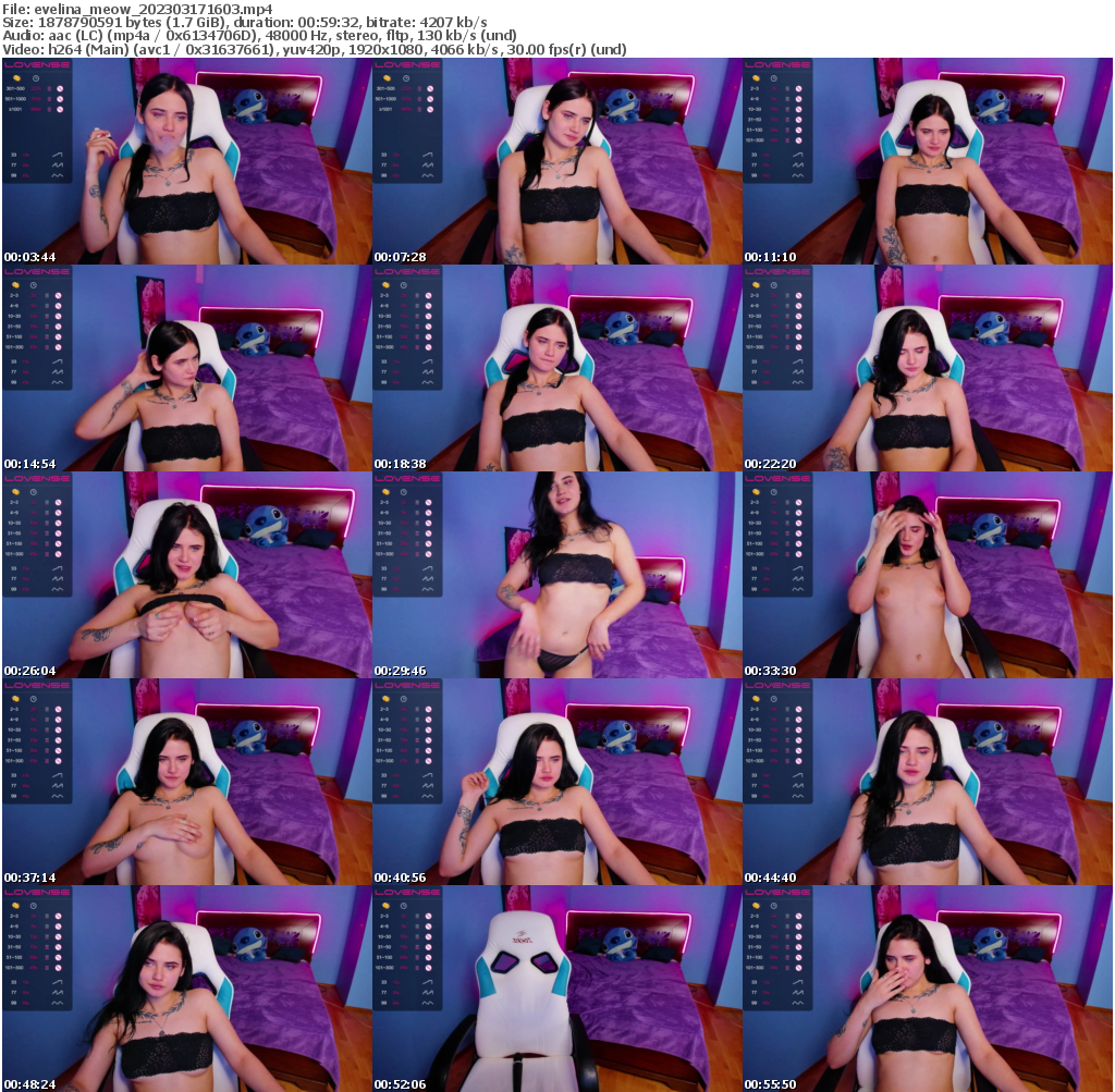 Preview thumb from evelina_meow on 2023-03-17 @ bongacams