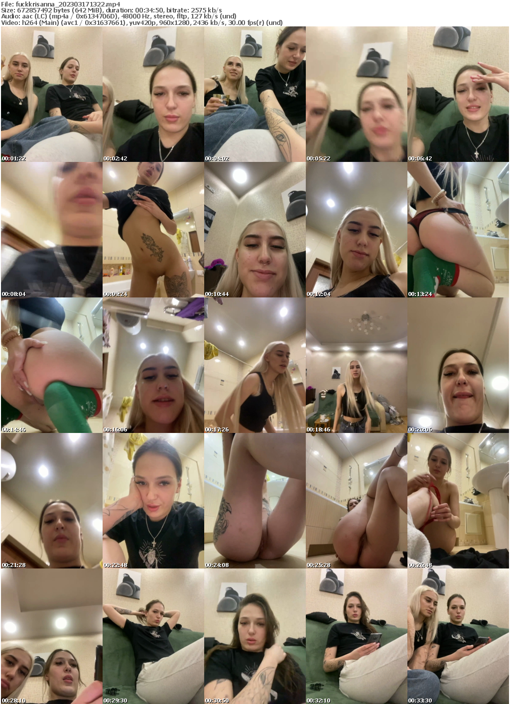 Preview thumb from fuckkrisanna on 2023-03-17 @ bongacams