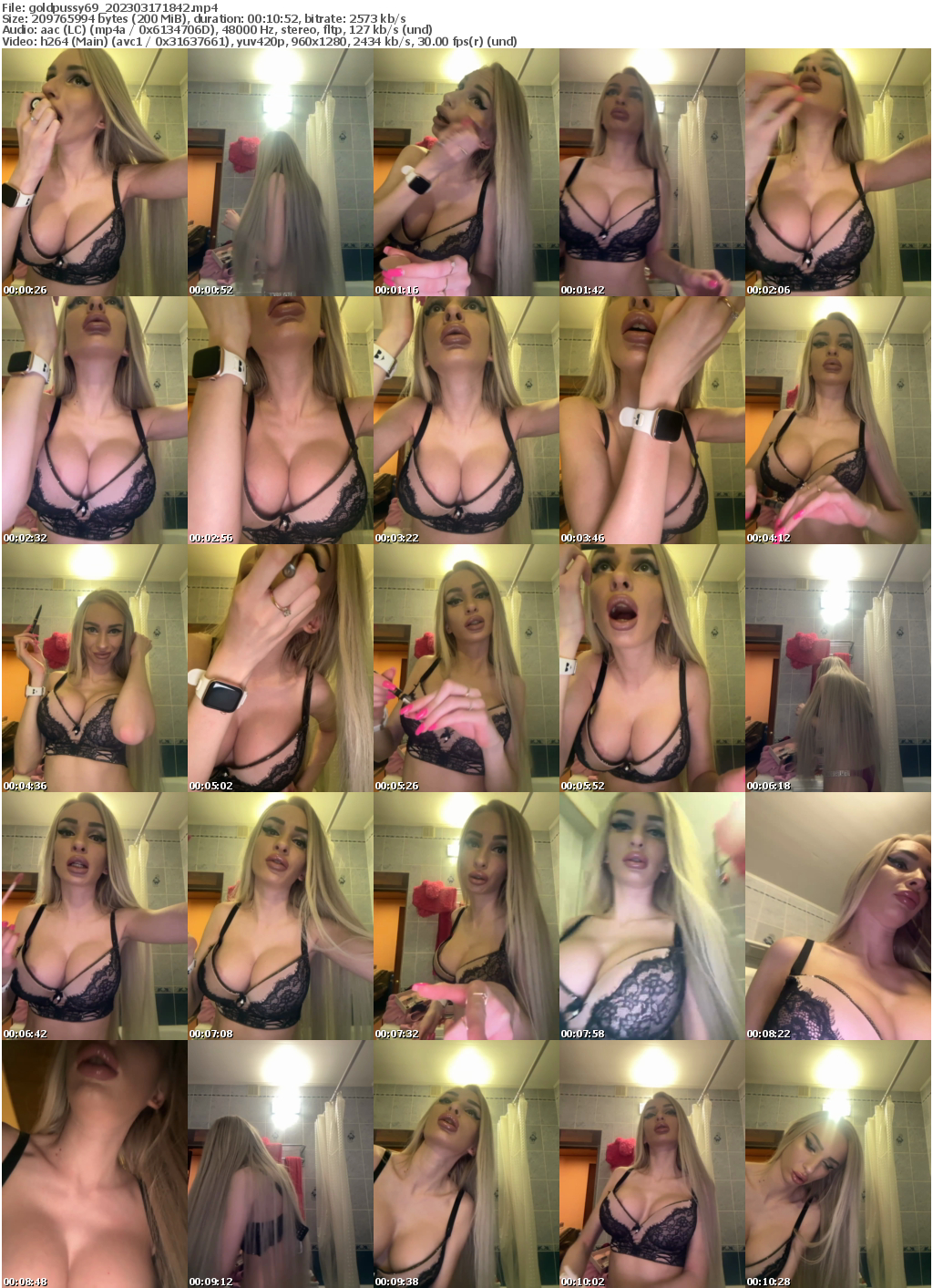 Preview thumb from goldpussy69 on 2023-03-17 @ bongacams