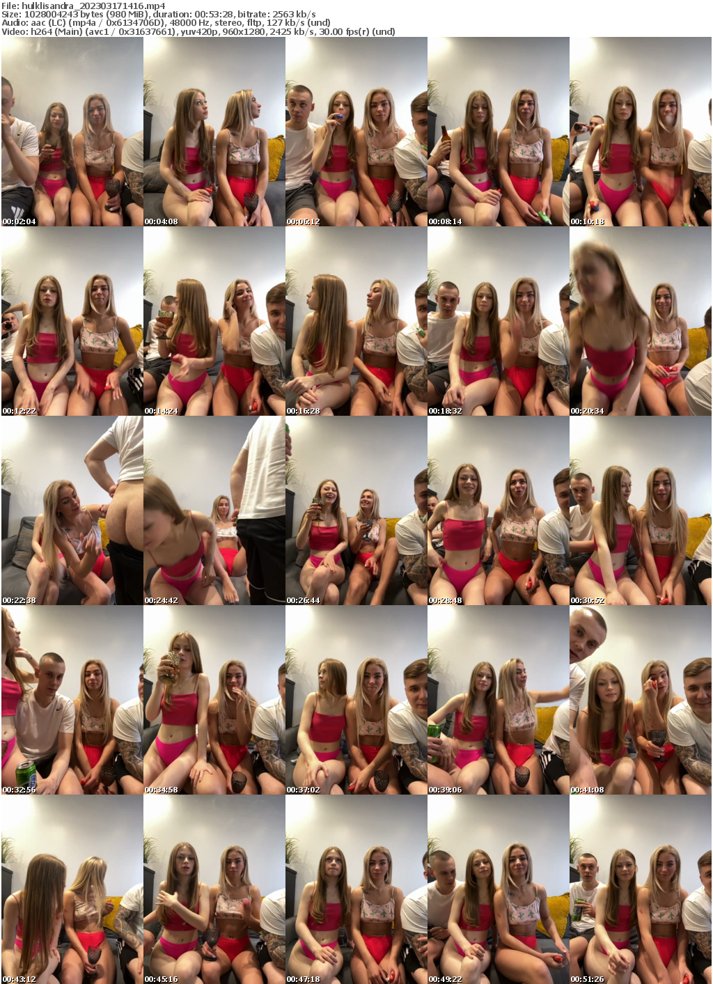 Preview thumb from hulklisandra on 2023-03-17 @ bongacams