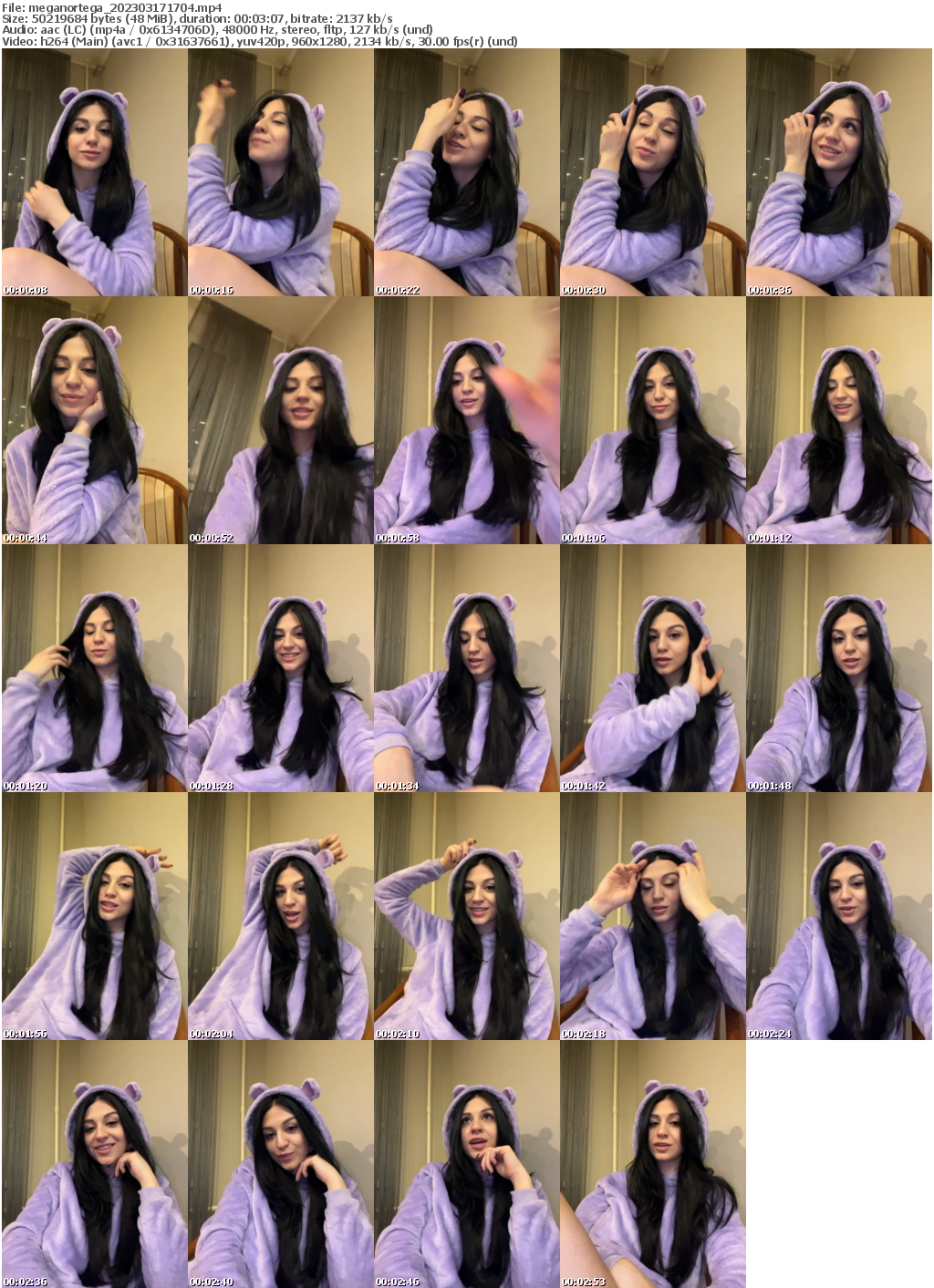 Preview thumb from meganortega on 2023-03-17 @ bongacams