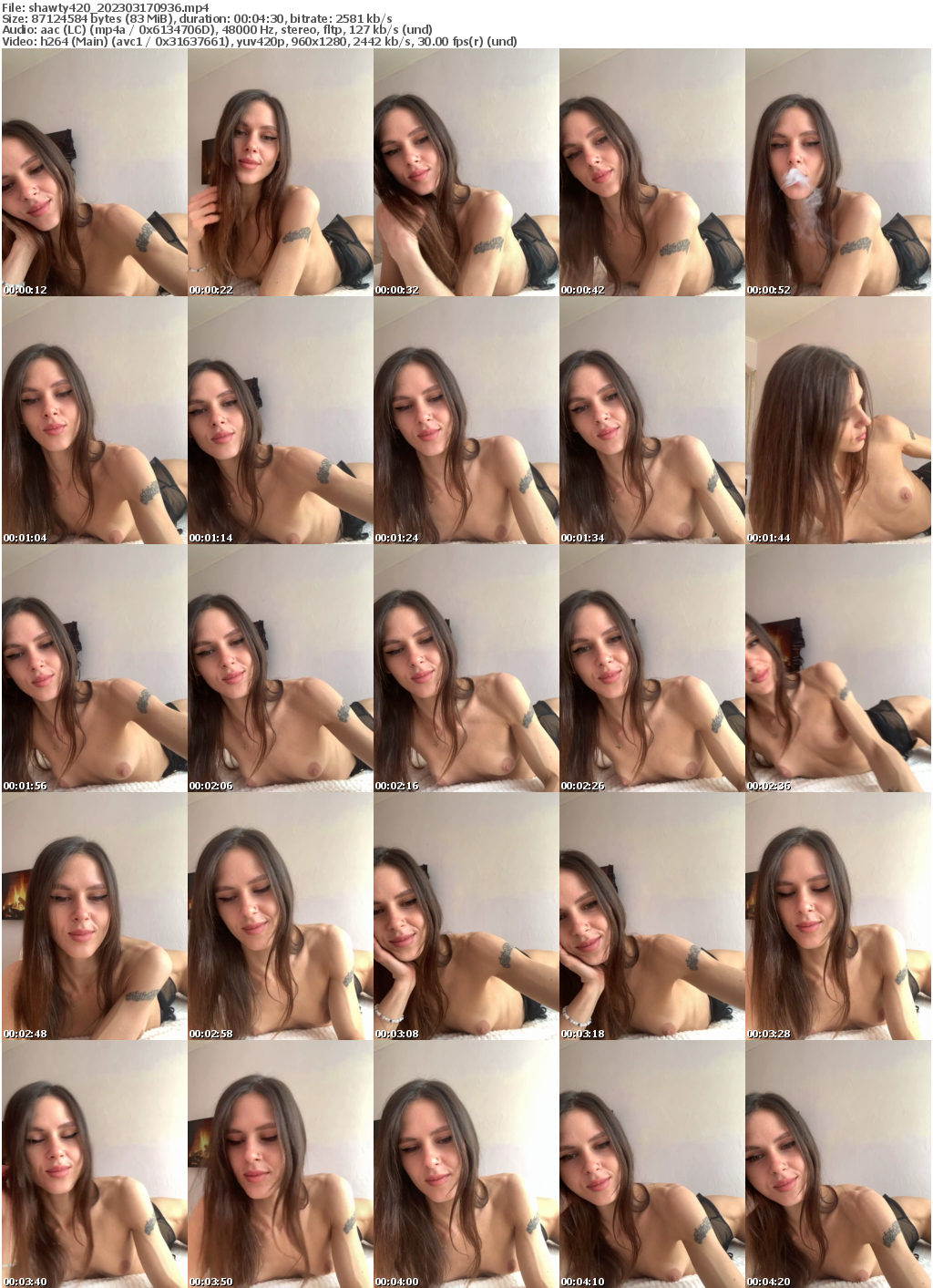 Preview thumb from shawty420 on 2023-03-17 @ bongacams