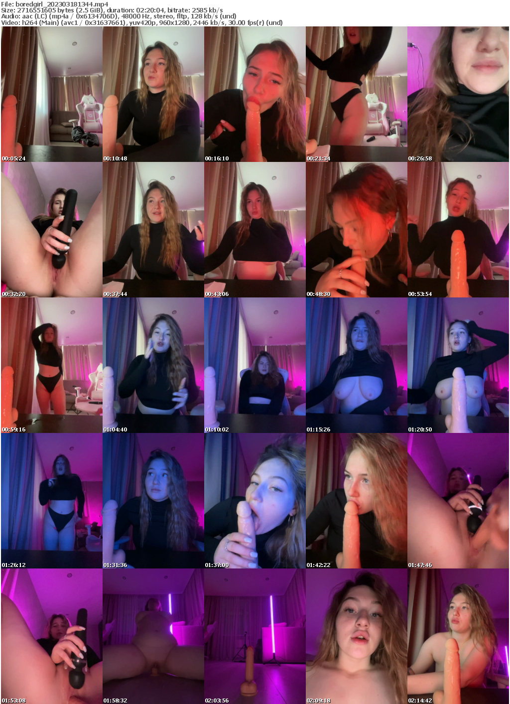 Preview thumb from boredgirl on 2023-03-18 @ bongacams