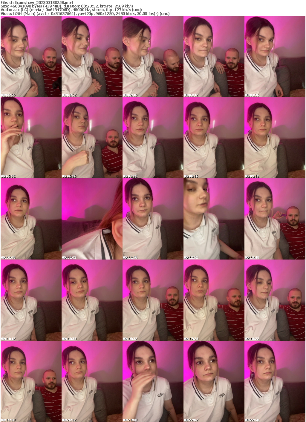 Preview thumb from chillcumshow on 2023-03-18 @ bongacams