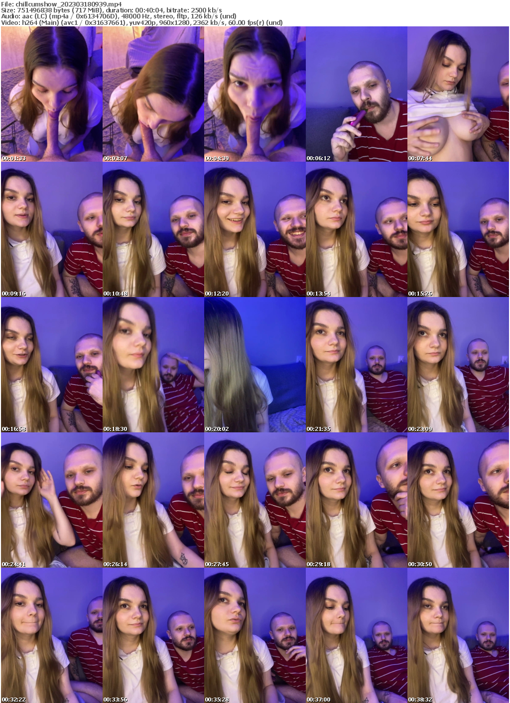 Preview thumb from chillcumshow on 2023-03-18 @ bongacams