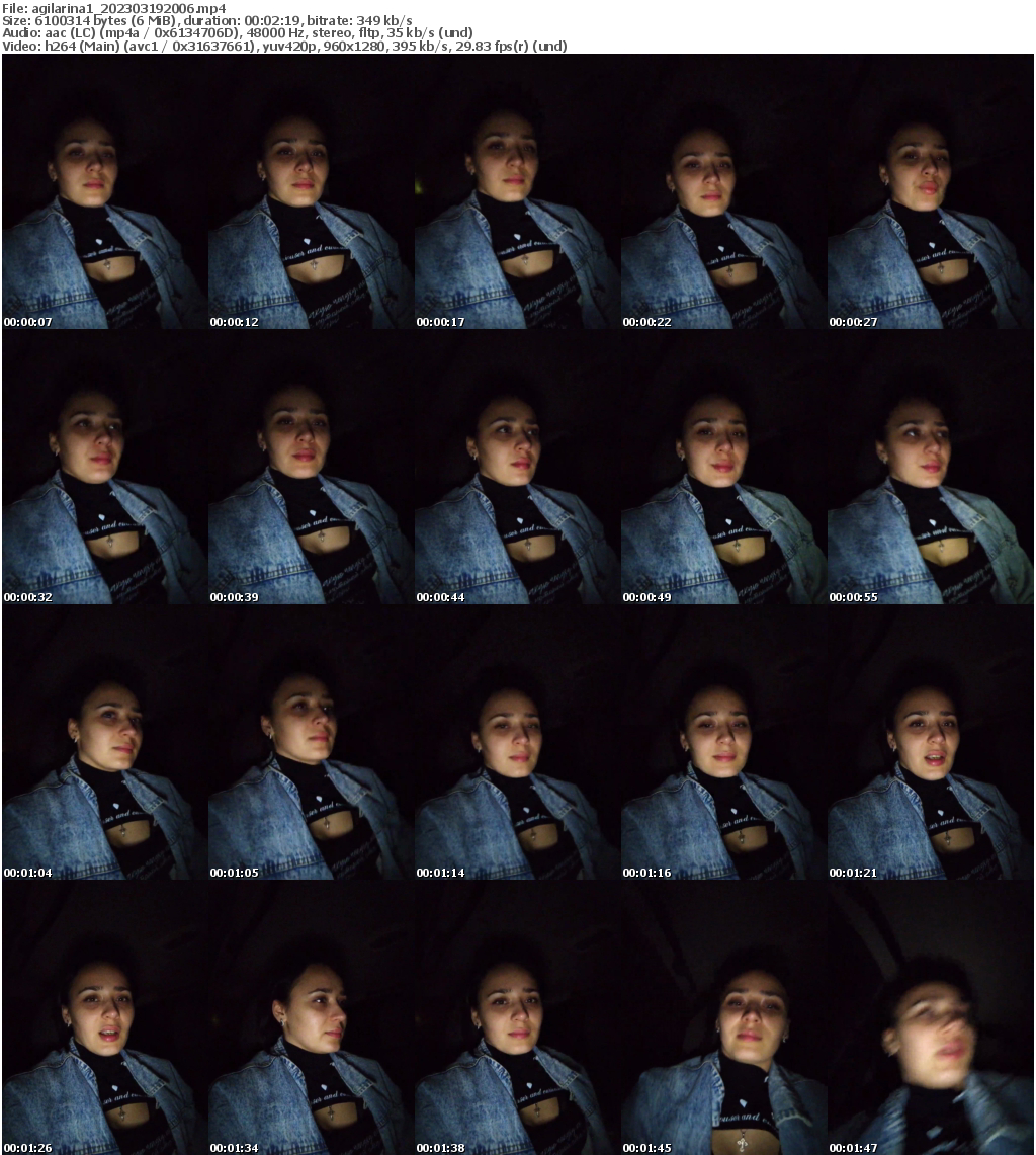 Preview thumb from agilarina1 on 2023-03-19 @ bongacams