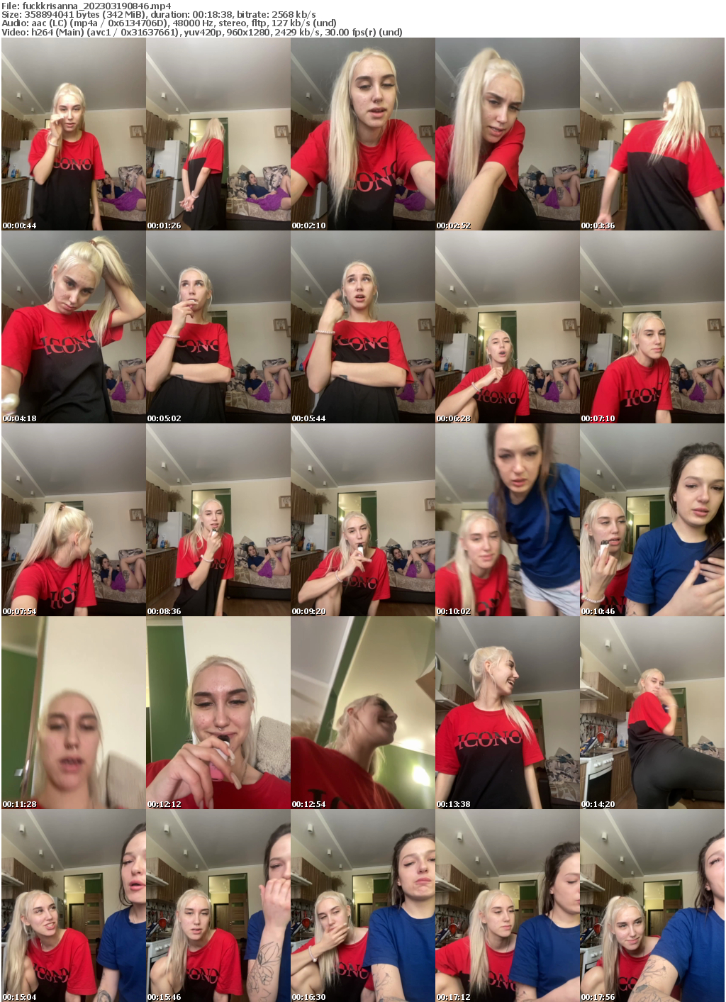 Preview thumb from fuckkrisanna on 2023-03-19 @ bongacams