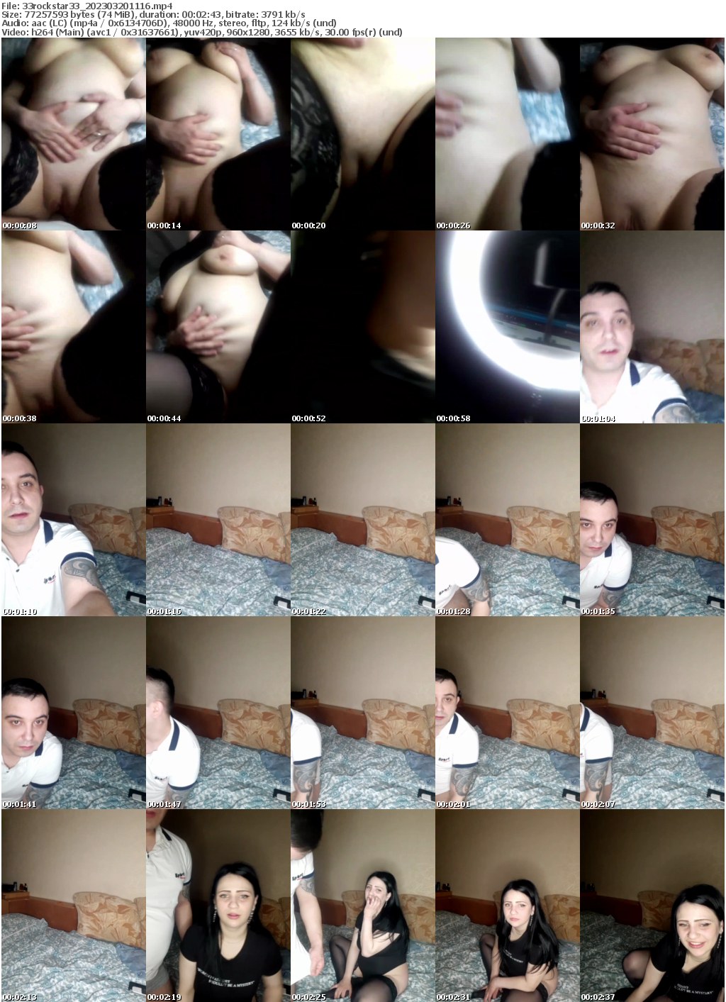 Preview thumb from 33rockstar33 on 2023-03-20 @ bongacams