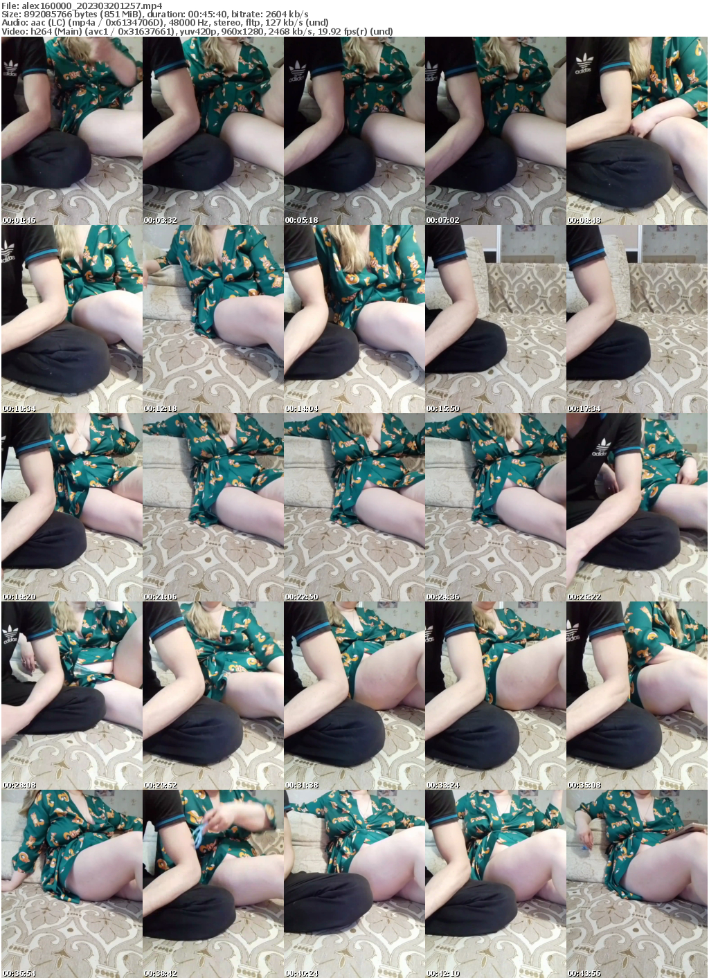 Preview thumb from alex160000 on 2023-03-20 @ bongacams