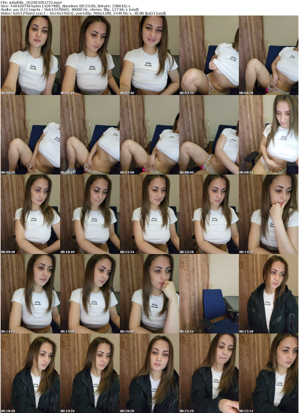 Preview thumb from julialitle on 2023-03-20 @ bongacams