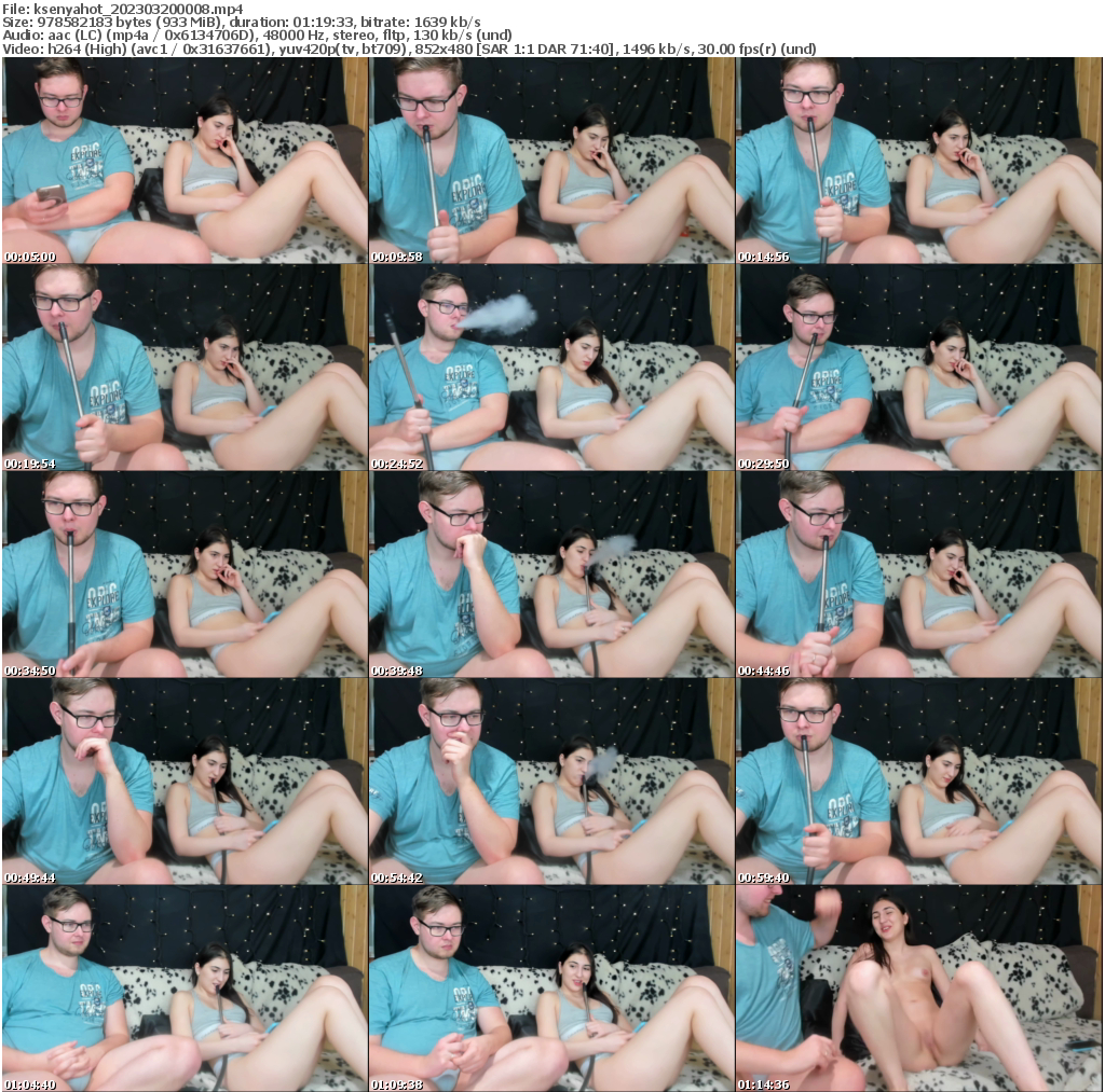 Preview thumb from ksenyahot on 2023-03-20 @ bongacams