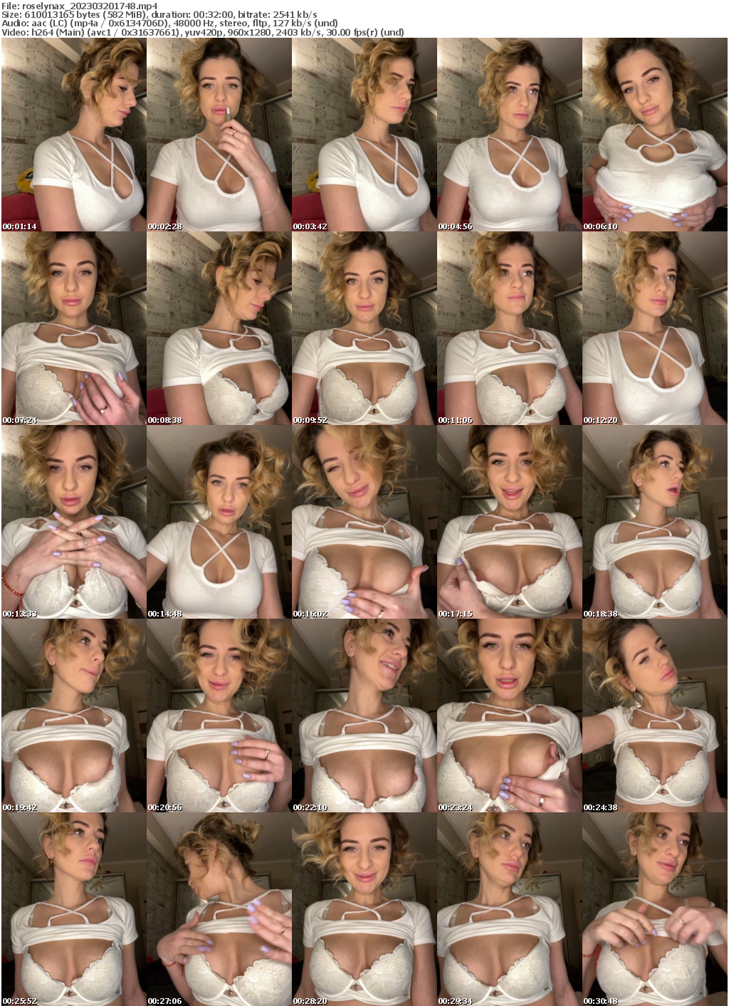 Preview thumb from roselynax on 2023-03-20 @ bongacams