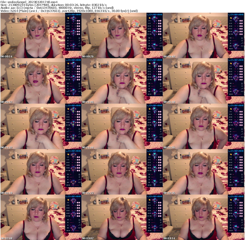 Preview thumb from smileofangel on 2023-03-20 @ bongacams