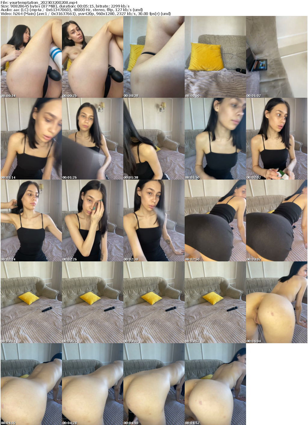 Preview thumb from yourtemptation on 2023-03-20 @ bongacams