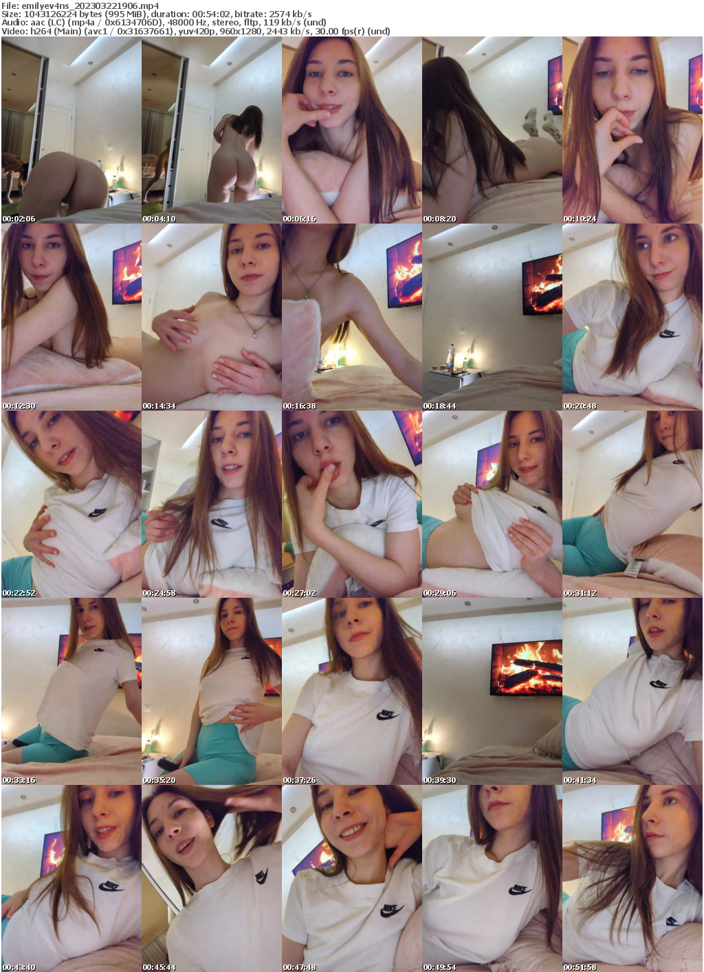 Preview thumb from emilyev4ns on 2023-03-22 @ bongacams