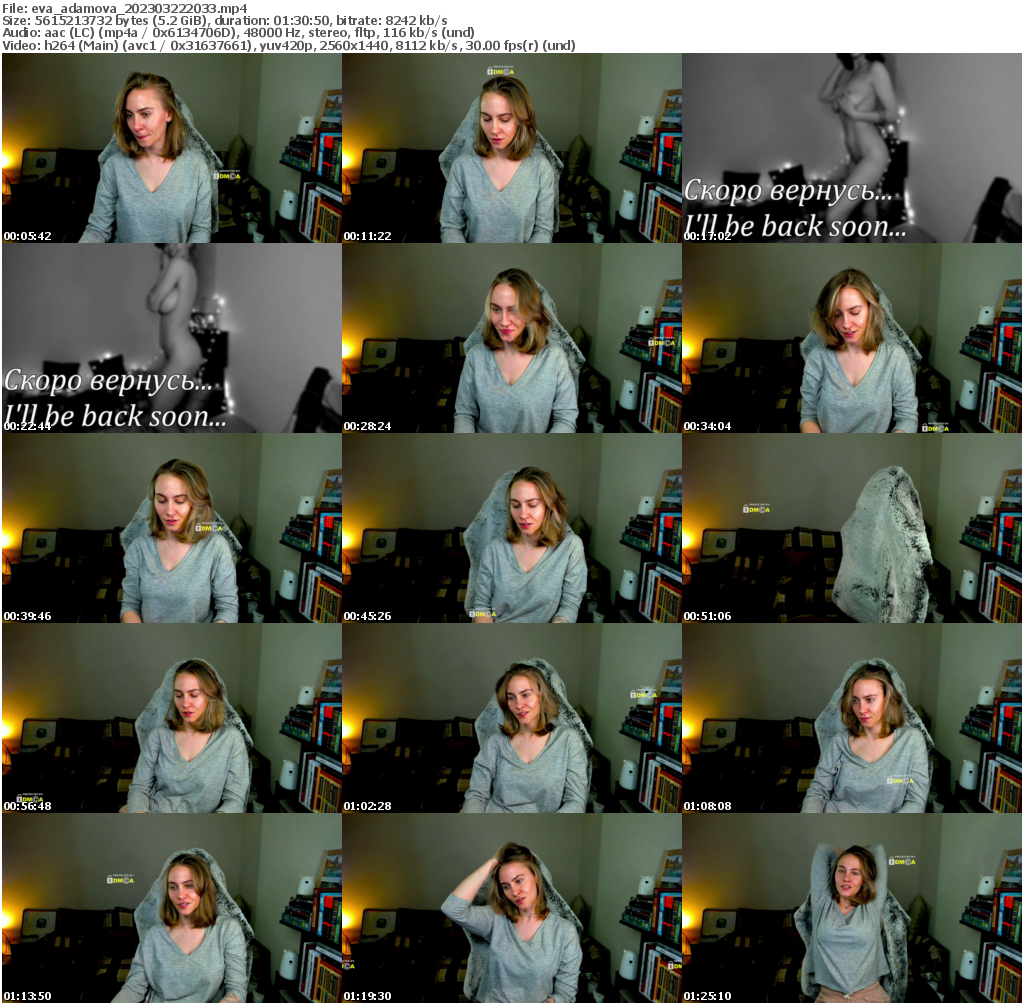 Preview thumb from eva_adamova on 2023-03-22 @ bongacams