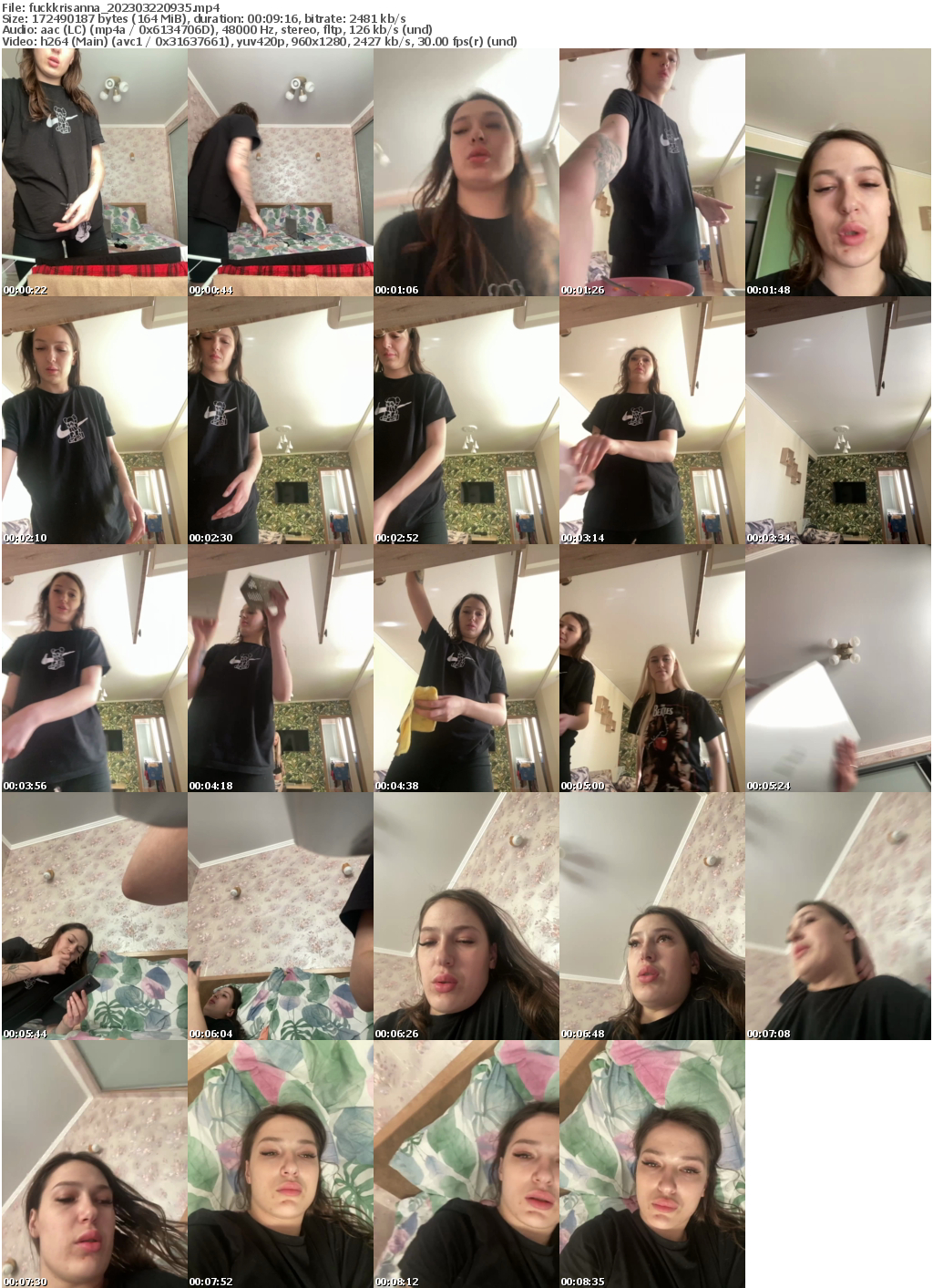 Preview thumb from fuckkrisanna on 2023-03-22 @ bongacams