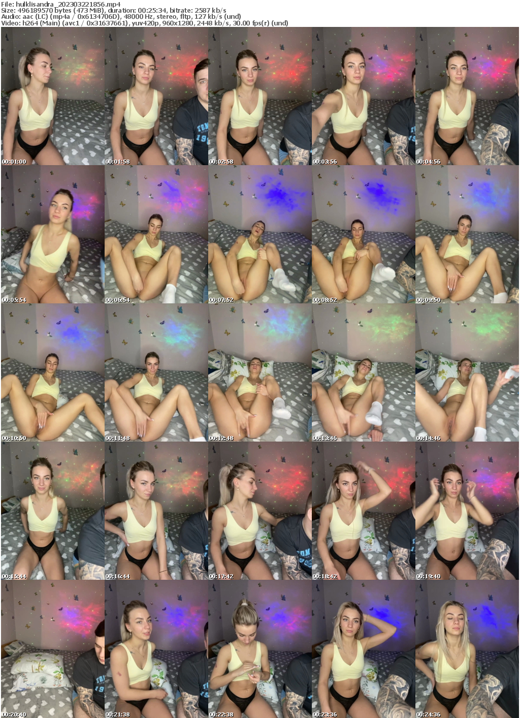 Preview thumb from hulklisandra on 2023-03-22 @ bongacams