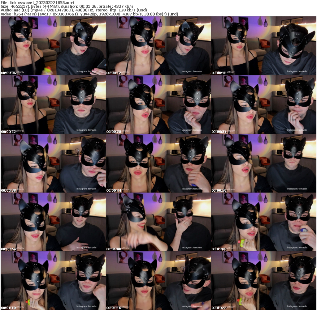 Preview thumb from linkinsweeet on 2023-03-22 @ bongacams