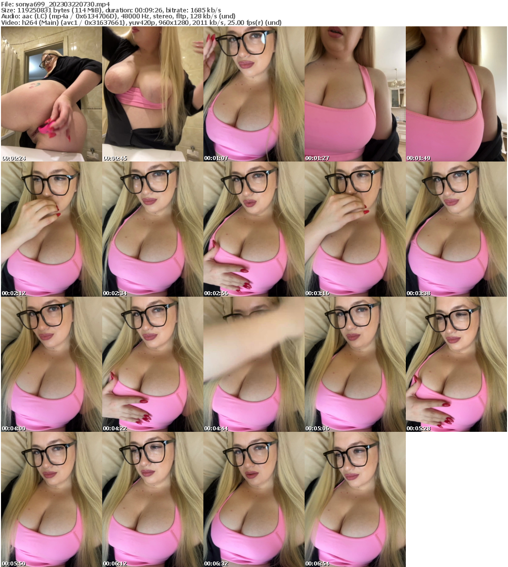 Preview thumb from sonya699 on 2023-03-22 @ bongacams