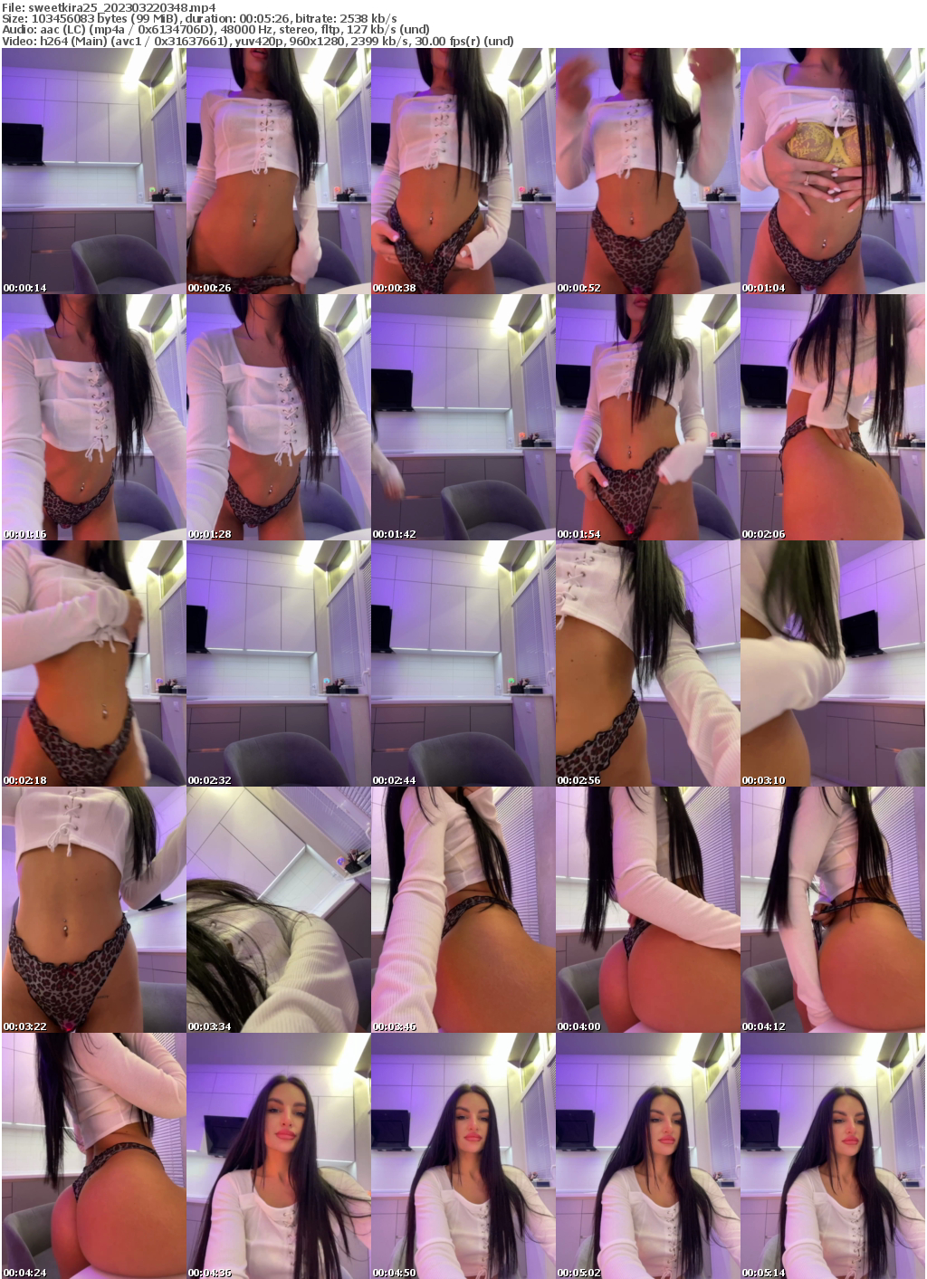 Preview thumb from sweetkira25 on 2023-03-22 @ bongacams